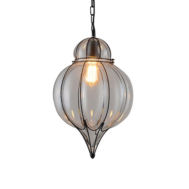 Industrial Style Wire Frame Ceiling Fixture 8.5