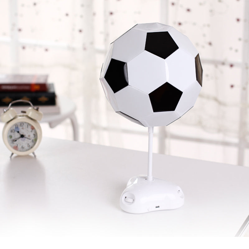 One Light Soccer Table Light Sport Style Desk Light in Black & White for Study Room Clearhalo 'Lamps' 'Table Lamps' Lighting' 194768