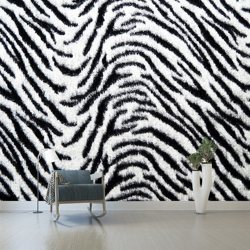 Non-Woven Ornamental Mural Decal Modern Wild Animal Print Graphic Wall Art, Personalise Clearhalo 'Wall Decor' 'Wall Mural' 1957257