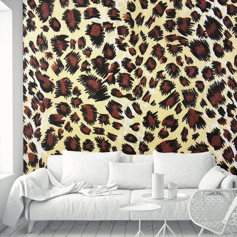 Full Size Photography Modern Mural Wallpaper with Animal Skin Pattern in Light Color Clearhalo 'Wall Decor' 'Wall Mural' 1957293