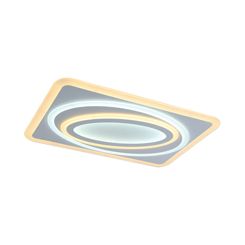 Spacetime Wormhole Kids Room Flush Mount Acrylic 21.5