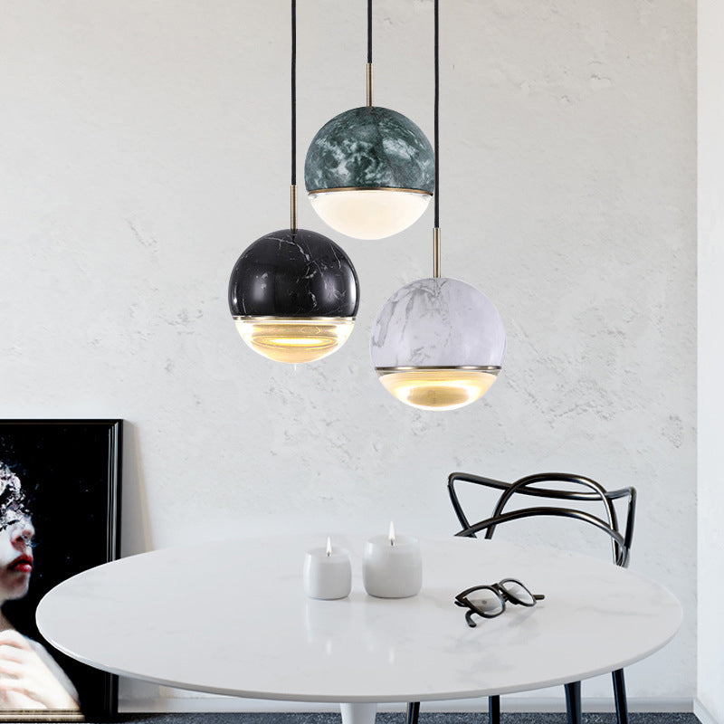 Nordic Spherical Hanging Pendant Light 4