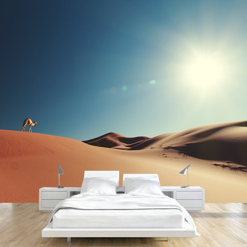 Nature Scenery Desert Mural Wallpaper Modern Non-Woven Wall Art for House Interior Clearhalo 'Wall Decor' 'Wall Mural' 2009495