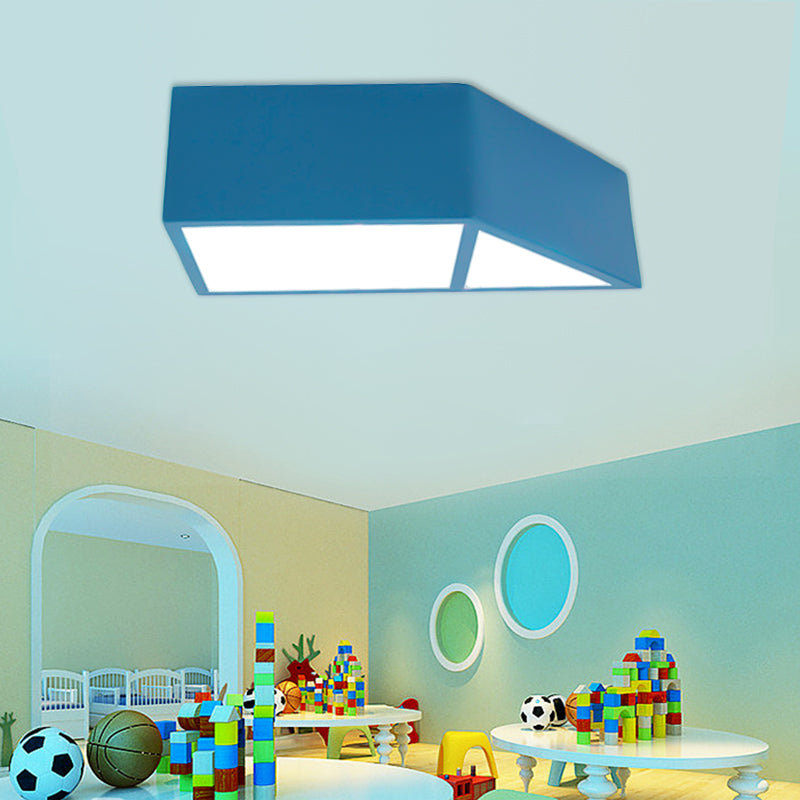 Toy Windmill Kindergarten Ceiling Lamp Acrylic Modern Creative LED Flush Mount Light Blue Clearhalo 'Ceiling Lights' 'Close To Ceiling Lights' 'Close to ceiling' 'Flush mount' Lighting' 203682