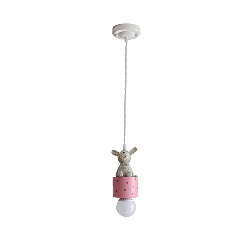 Resin Animal Suspension Light Dining Room Corridor Contemporary Kids Pendant Light Clearhalo 'Ceiling Lights' 'Pendant Lights' 'Pendants' Lighting' 204378