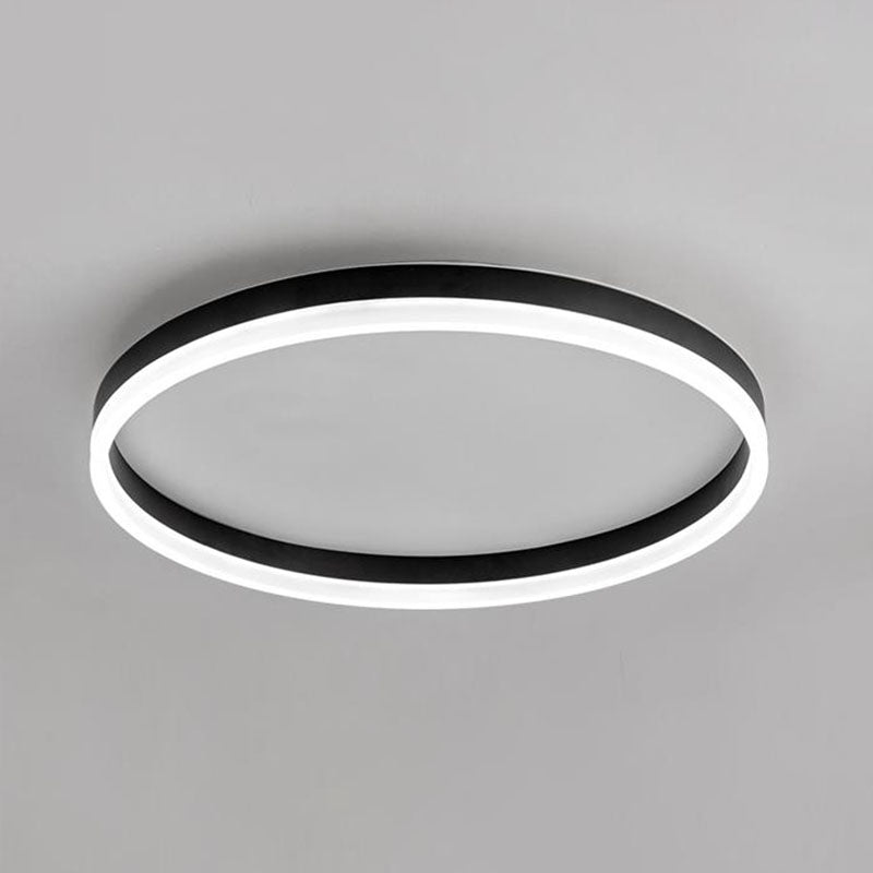 Circular Flush Mount Lighting Minimalist Acrylic Bedroom LED Flush Mount Fixture Clearhalo 'Ceiling Lights' 'Close To Ceiling Lights' 'Close to ceiling' 'Flush mount' Lighting' 2046459