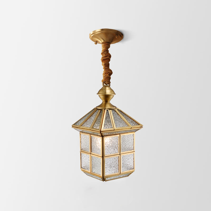 Gold Single-Bulb Ceiling Light Simplicity Metal Geometric Shaped Hanging Pendant Light Clearhalo 'Ceiling Lights' 'Pendant Lights' 'Pendants' Lighting' 2058160