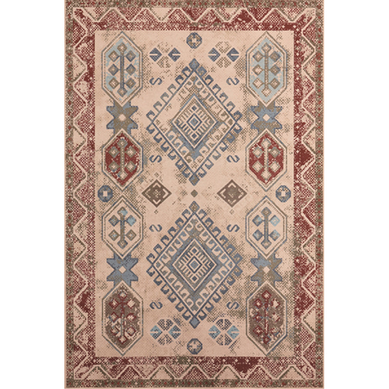 Unusual Rhombus Patterned Rug Multi-Color Moroccan Rug Polyester Pet Friendly Stain Resistant Non-Slip Carpet for Great Room Clearhalo 'Area Rug' 'Moroccan' 'Rugs' Rug' 2059168