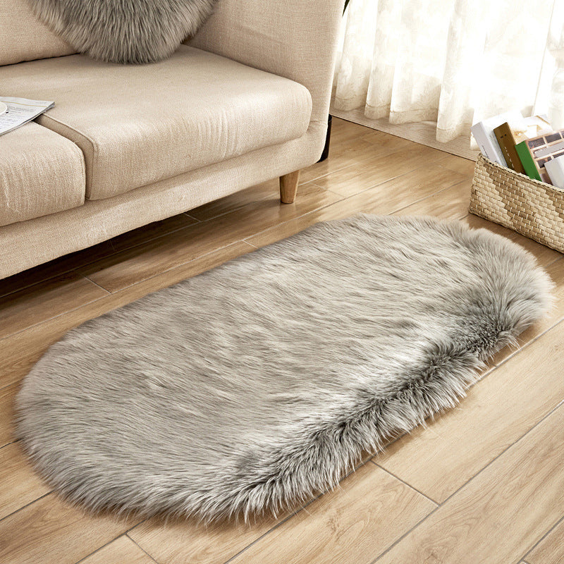 Stylish Plain Rug Multi Color Natural Carpet Fluffy Stain Resistant Pet Friendly Anti-Slip Backing Rug for Living Room Light Gray Clearhalo 'Area Rug' 'Casual' 'Rugs' Rug' 2070591