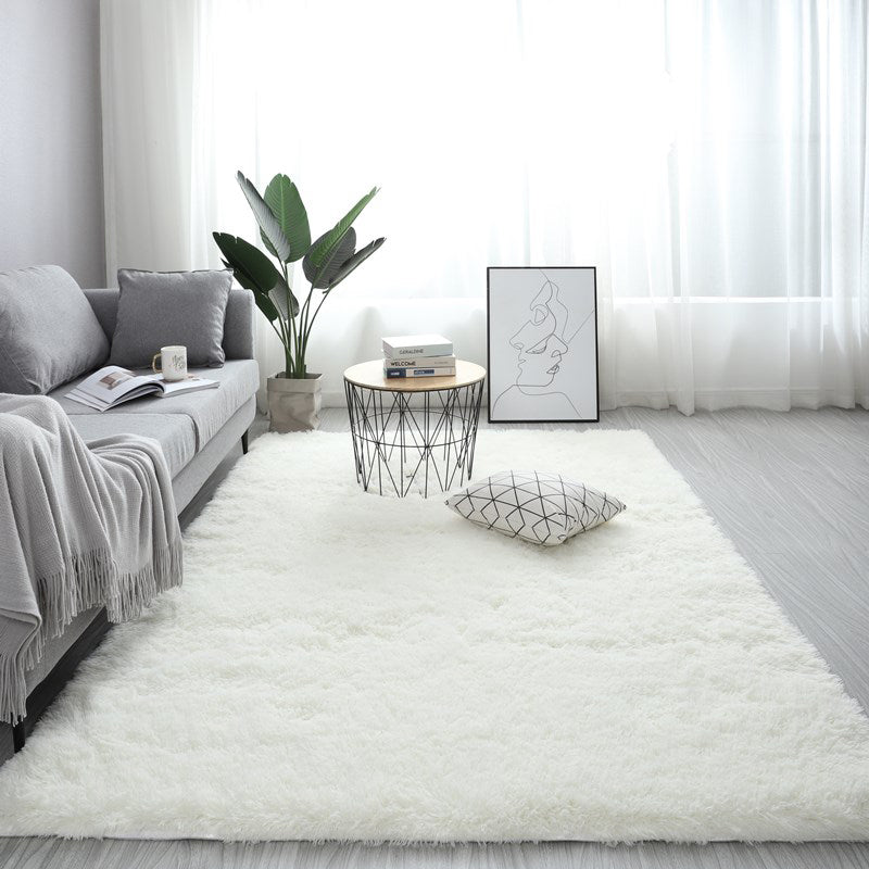 Comfort Plain Rug Multicolor Faux Wool Rug Stain Resistant Pet Friendly Anti-Slip Carpet for Home Decoration Beige Clearhalo 'Area Rug' 'Casual' 'Rugs' Rug' 2070708