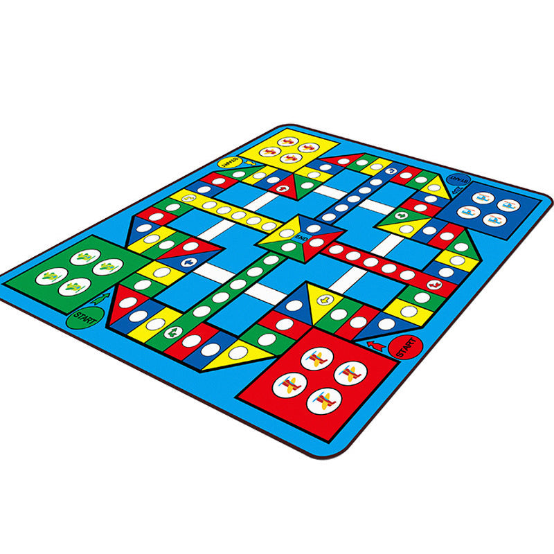 Kids Game Rug Multi Color Polypropylene Area Carpet Pet Friendly Non-Slip Washable Rug for Childrens Bedroom Clearhalo 'Area Rug' 'Rug' 2106385