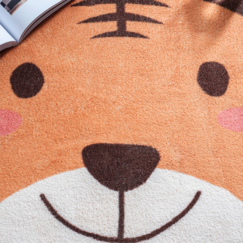 Irregular Shaped Animal Rug Multicolor Cartoon Carpet Synthetics Non-Slip Backing Machine Washable Pet Friendly Rug for Nursery Clearhalo 'Area Rug' 'Rug' 2106397