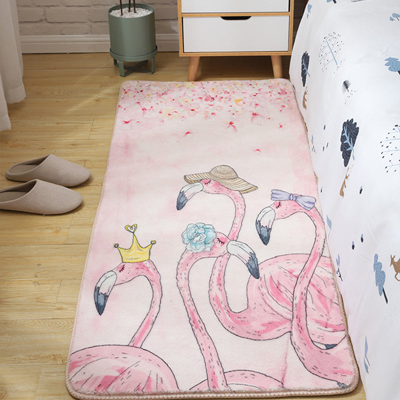 Kids Bedroom Area Rug Multi Colored Animal Sketch Rug Cotton Machine Wash Carpet Clearhalo 'Area Rug' 'Rug' 2106496