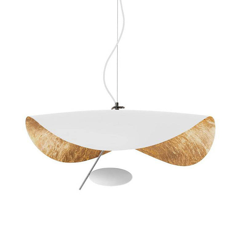 Metal Lotus Leaf Shade LED Suspension Lighting Minimalist Pendant Ceiling Light for Living Room Clearhalo 'Ceiling Lights' 'Modern Pendants' 'Modern' 'Pendant Lights' 'Pendants' Lighting' 2121237