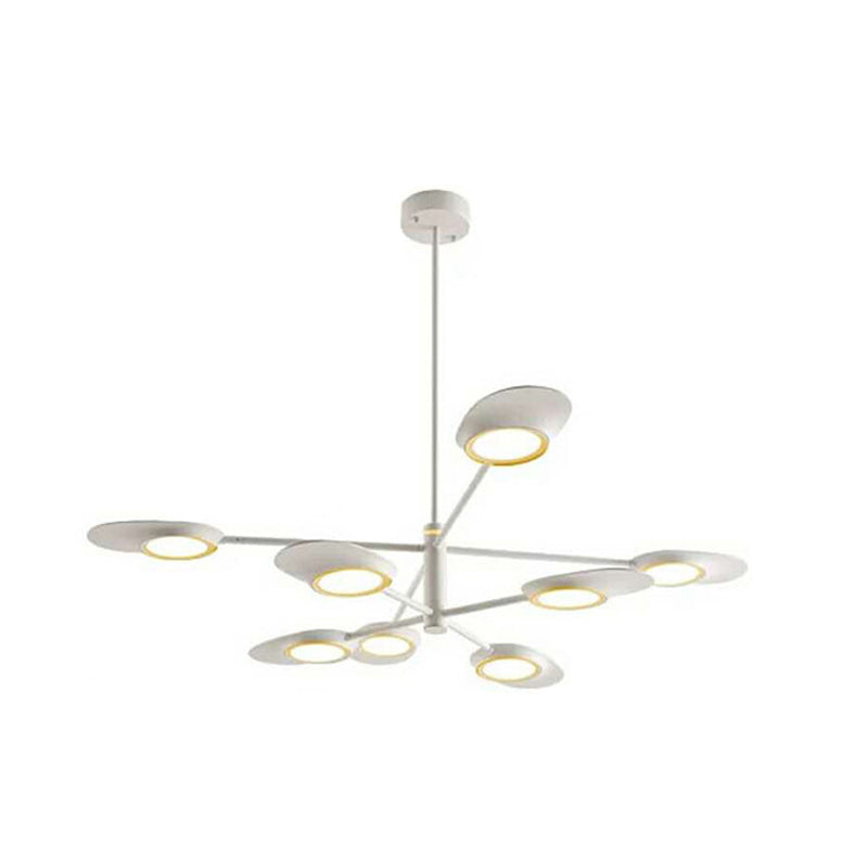 Radiant Burst Chandelier Pendant Light Postmodern Style Metallic Living Room LED Hanging Light Clearhalo 'Ceiling Lights' 'Chandeliers' 'Modern Chandeliers' 'Modern' Lighting' 2121359