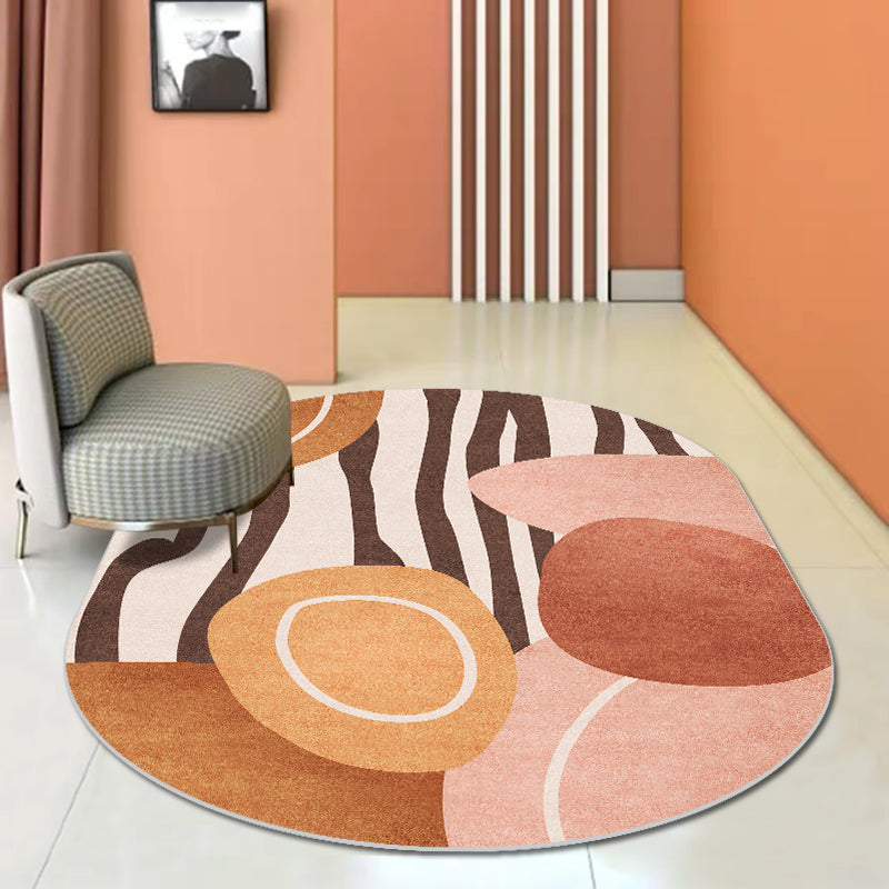 Classy Mid-Century Rug Multicolor Color-Block Pattern Rug Pet Friendly Machine Washable Non-Slip Rug for Bedroom Clearhalo 'Area Rug' 'Rug' 2122021