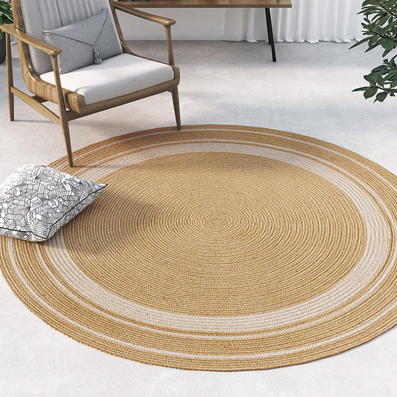 Environmental Plain Rug Multi Colored Lodge Carpet Jute Animal-Friendly Woven Rug for Room Clearhalo 'Area Rug' 'Rug' 2140713