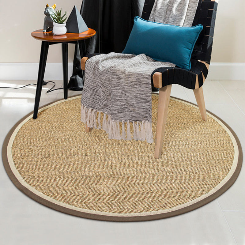 Cabin Plain Rug Multi-Colored Natural Sisal Carpet Anti-Slip Backing Machine Washable Pet Friendly Rug for Living Room Clearhalo 'Area Rug' 'Rug' 2140723