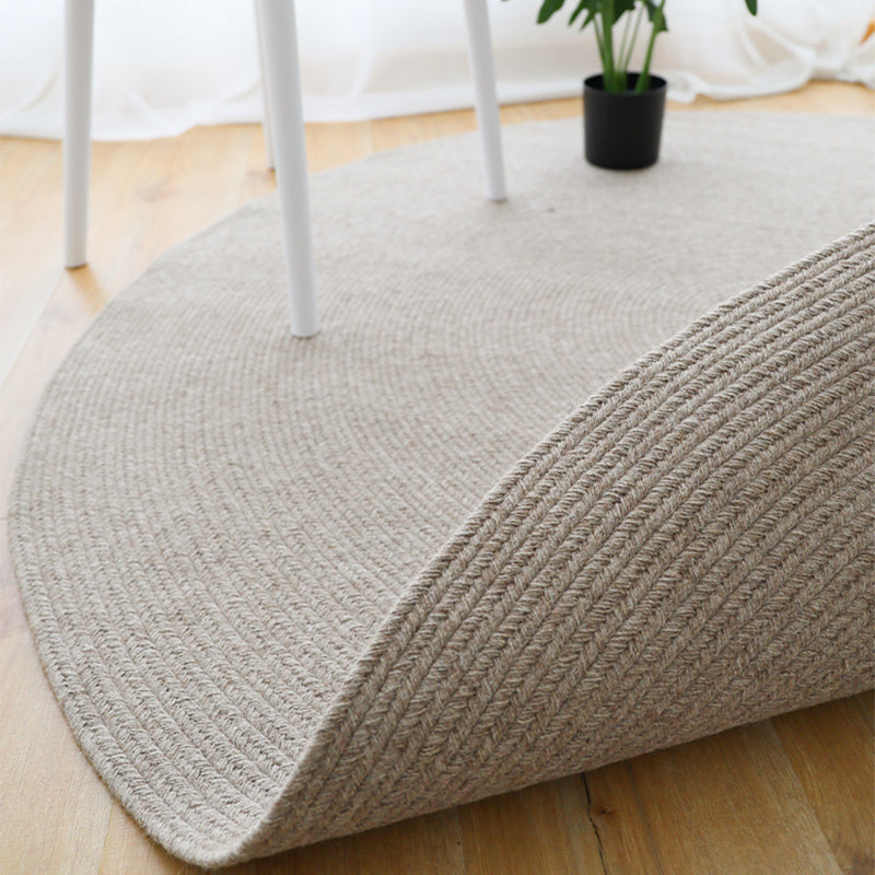 Multi-Color Plain Rug Wool Rustic Style Rug Environmental Pet-Friendly Rug for Room Clearhalo 'Area Rug' 'Rug' 2140755