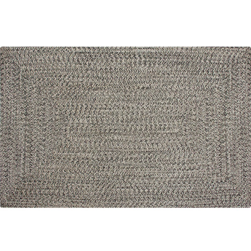 Multicolor Country Rug Polypropylene Plain Area Carpet Pet Friendly Anti-Slip Backing Washable Rug for Guest Room Smoke Gray Clearhalo 'Area Rug' 'Rug' 2140783