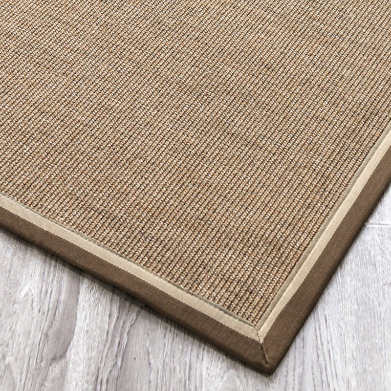 Multicolor Plain Mat Rug Sisal Woven Lodge Rug Non-Slip Backing Stain Resistant Machine Washable Area Carpet for Room Clearhalo 'Area Rug' 'Rug' 2140804