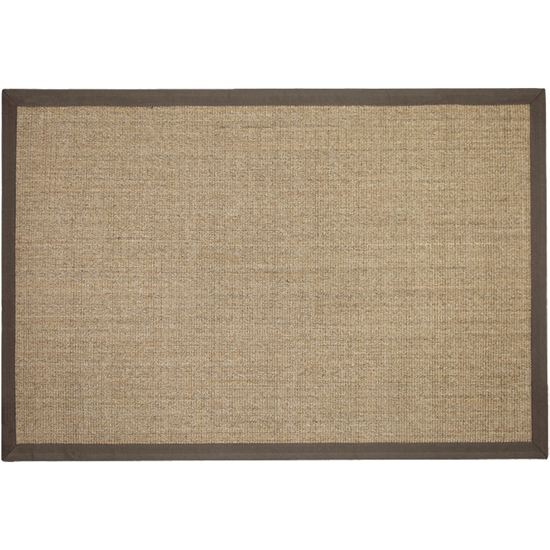 Simplicist Multi-Color Plain Rug Sisal Weaving Rural Rug Anti-Slip Washable Stain Resistant Rug for Home Clearhalo 'Area Rug' 'Rug' 2140823