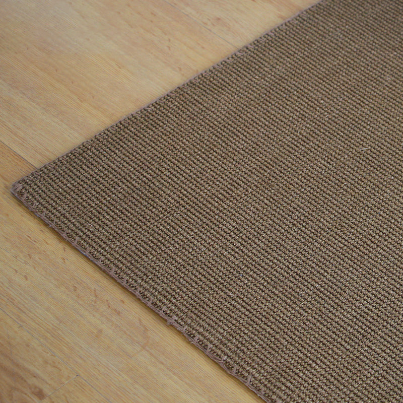 Coffee Country Rug Sisal Handmade Plain Rug Stain Resistant Non-Slip Backing Machine Washable Rug for Living Room Coffee Clearhalo 'Area Rug' 'Rug' 2140992