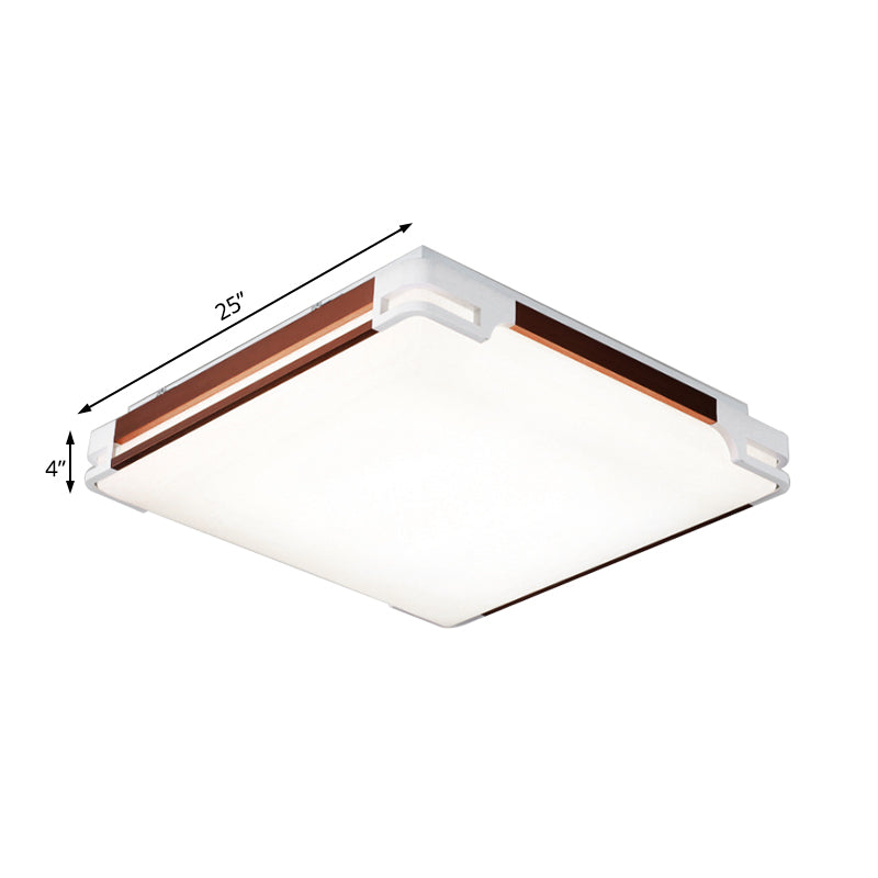 Thin Acrylic Ceiling Light Fixture Simplicity 20.5