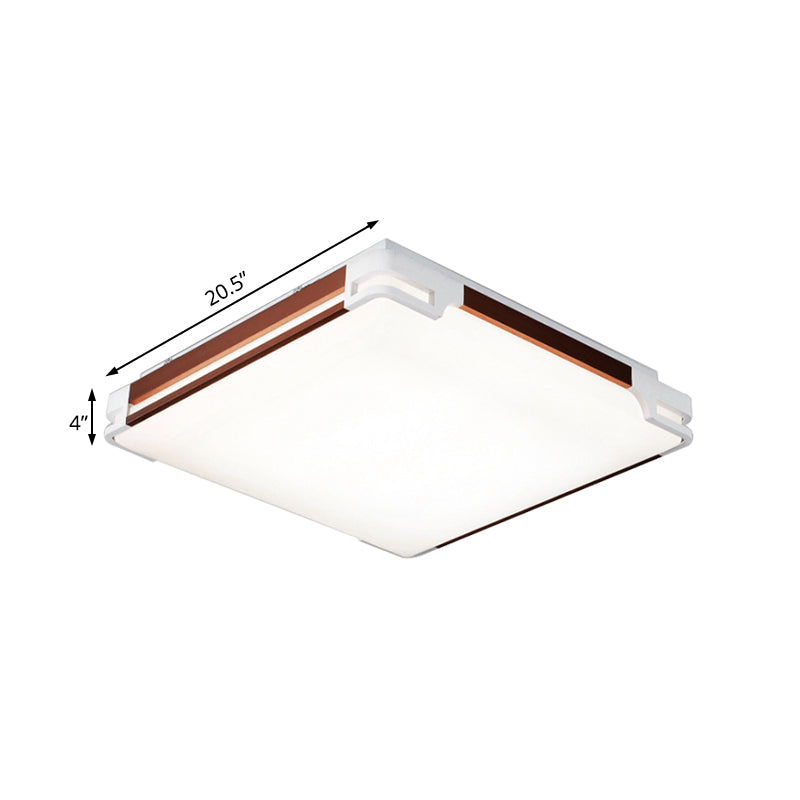 Thin Acrylic Ceiling Light Fixture Simplicity 20.5