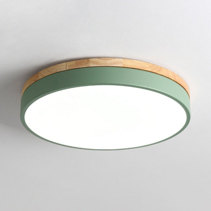 Circle Shaped Bedroom Flush Mount Lighting Acrylic Simplistic LED Flush Mount Fixture Clearhalo 'Ceiling Lights' 'Close To Ceiling Lights' 'Close to ceiling' 'Flush mount' Lighting' 2162208