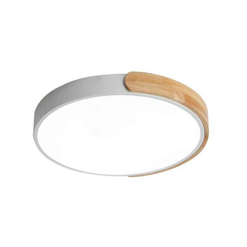 Acrylic Circular Flush Ceiling Light Simplicity LED Flush Mount Lighting Fixture for Kids Bedroom Clearhalo 'Ceiling Lights' 'Close To Ceiling Lights' 'Close to ceiling' 'Flush mount' Lighting' 2162238