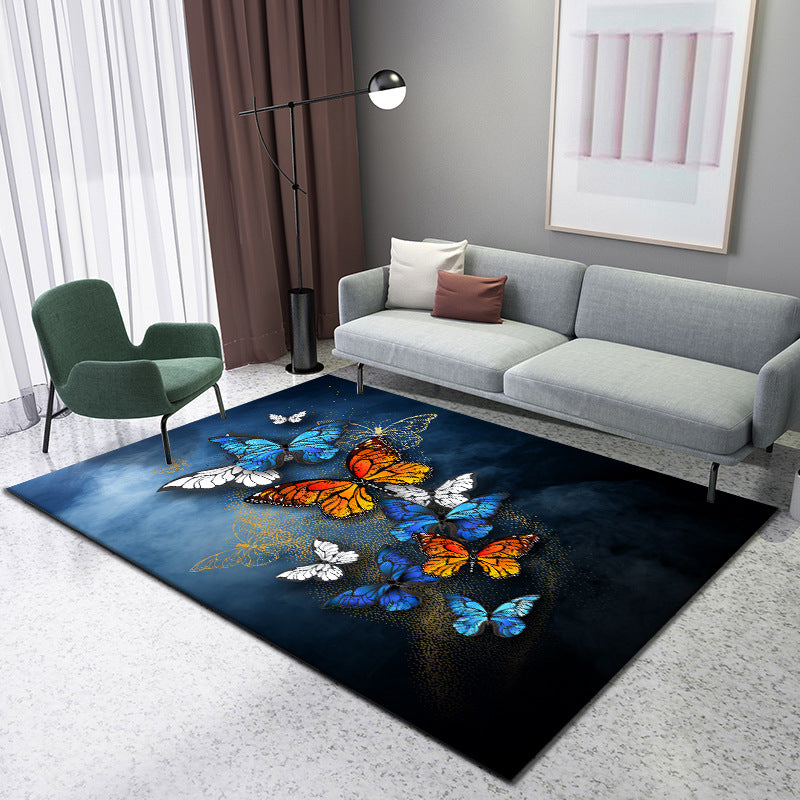 Enchanting 3D Natural Scene Rug Multicolor Asian Rug Synthetics Pet Friendly Stain Resistant Non-Slip Backing Rug for Living Room Clearhalo 'Area Rug' 'Rug' 2170495