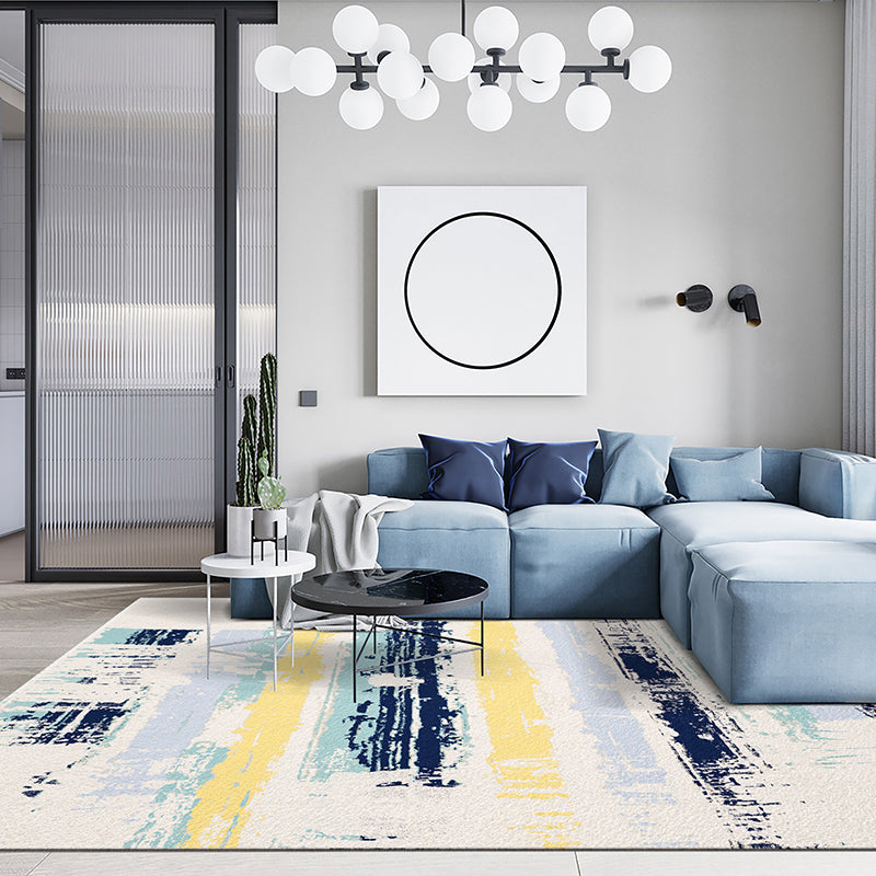 Luxe Industrial Indoor Rug Multi-Color Abstract Carpet Non-Slip Backing Washable Stain Resistant Rug for Family Room Clearhalo 'Area Rug' 'Rug' 2170766