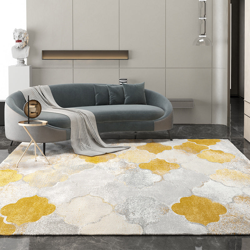 Distressed Abstract Area Rug Multi Colored Steampunk Rug Synthetics Stain Resistant Machine Washable Non-Slip Rug for Room Clearhalo 'Area Rug' 'Rug' 2170773