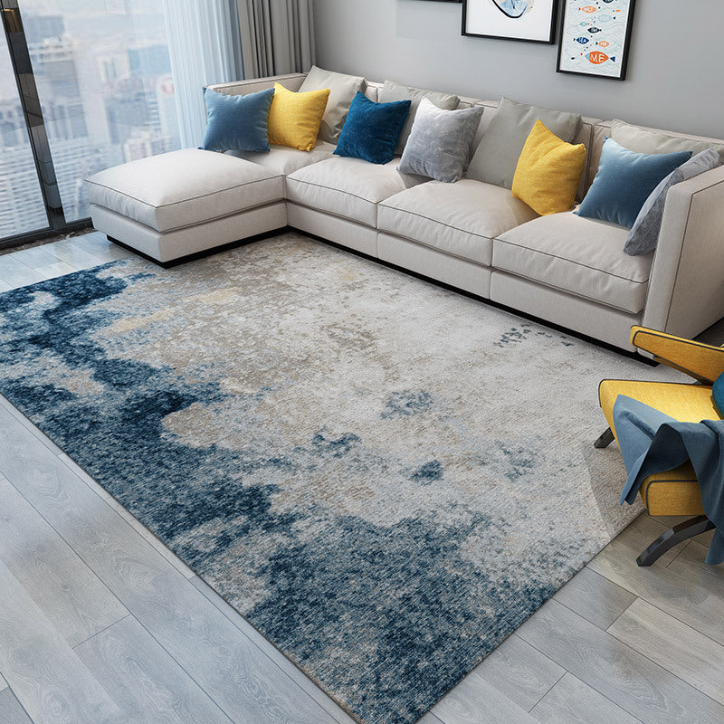 Decorative Multi Color Abstract Rug Synthetics Cyberpunk Style Carpet Non-Slip Stain Resistant Washable Rug for Great Room Clearhalo 'Area Rug' 'Rug' 2170807