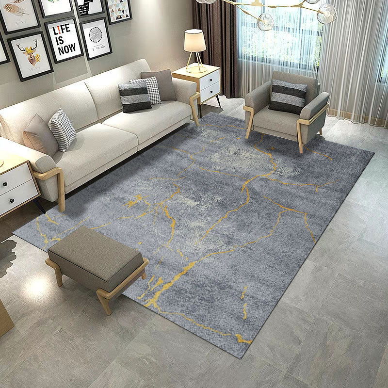 Aesthetics Abstract Area Rug Multi Colored Industrial Rug Synthetics Anti-Slip Stain Resistant Machine Washable Rug for Living Room Clearhalo 'Area Rug' 'Rug' 2170847