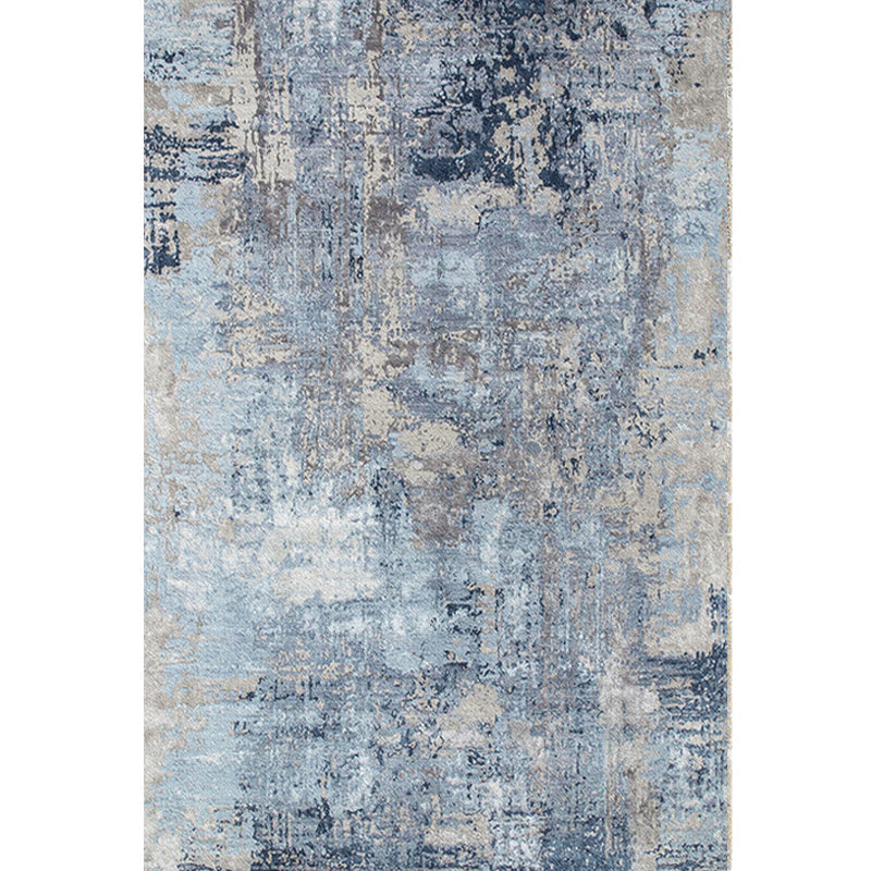 Cyberpunk Home Rug Multicolor Ageing Look Rug Polypropylene Anti-Slip Stain Resistant Washable Area Rug Gray-Blue Clearhalo 'Area Rug' 'Rug' 2170865