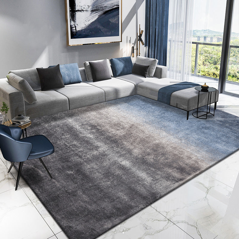 Simplicity Multicolor Ombre Rug Polyester Industrial Carpet Non-Slip Backing Pet Friendly Stain Resistant Rug for Guest Room Clearhalo 'Area Rug' 'Rug' 2170876