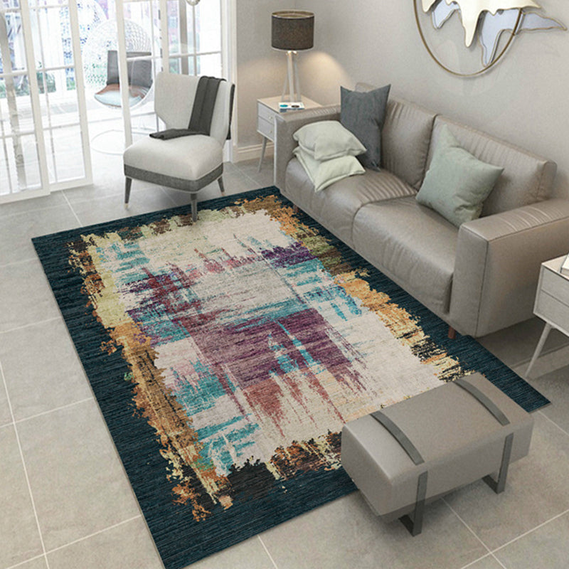 Restoration Industrial Rug Multicolor Fading Look Carpet Anti-Slip Pet Friendly Stain Resistant Rug for Drawing Room Purple-Red Clearhalo 'Area Rug' 'Rug' 2170919