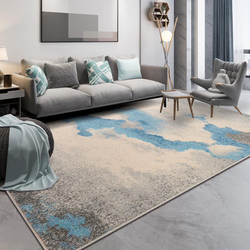 Multi-Colored Bedroom Area Rug Industrial Weathered Look Carpet Synthetics Washable Pet Friendly Anti-Slip Backing Rug Beige Clearhalo 'Area Rug' 'Rug' 2170940