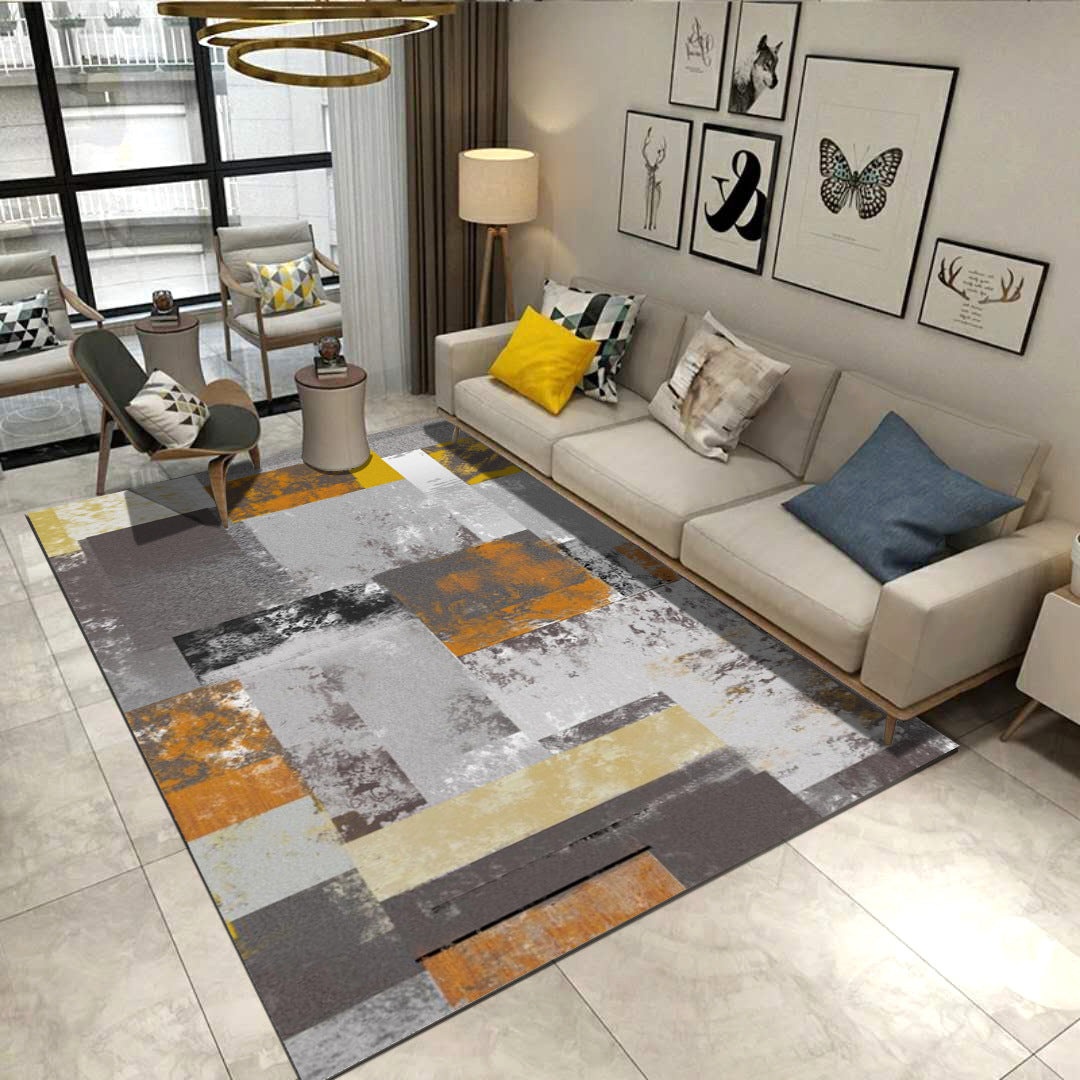 Multi-Color Rusty Surface Rug Synthetics Industrial Area Rug Machine Washable Non-Slip Stain Resistant Rug for Room Decor Clearhalo 'Area Rug' 'Rug' 2170960