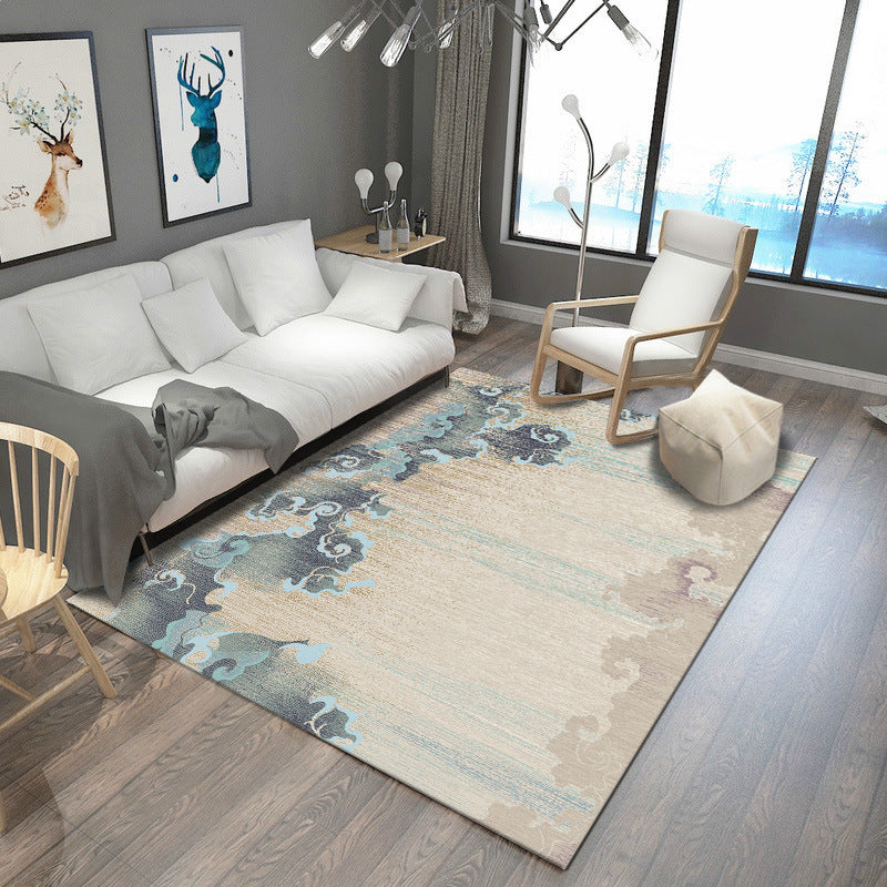 Steampunk Post-Expressionism Rug Multicolor Polypropylene Rug Non-Slip Stain Resistant Pet Friendly Area Carpet for Home Clearhalo 'Area Rug' 'Rug' 2170974