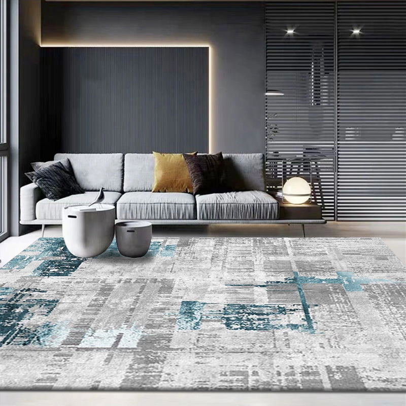 Olden Faded Wall Look Rug Multi-Colored Cyberpunk Carpet Polypropylene Non-Slip Stain Resistant Machine Washable Rug for Hall Clearhalo 'Area Rug' 'Rug' 2170989