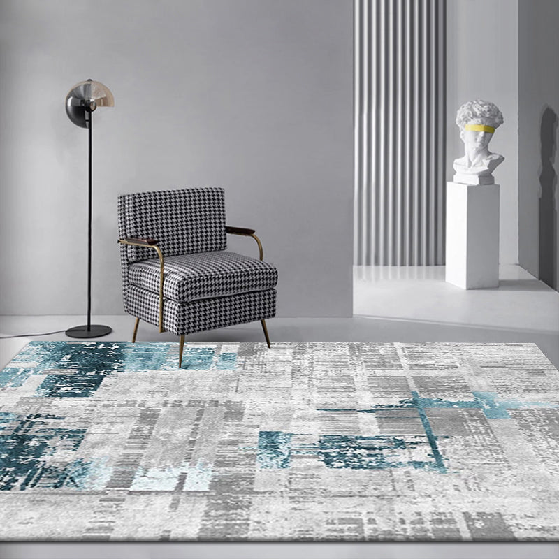 Olden Faded Wall Look Rug Multi-Colored Cyberpunk Carpet Polypropylene Non-Slip Stain Resistant Machine Washable Rug for Hall Clearhalo 'Area Rug' 'Rug' 2170992