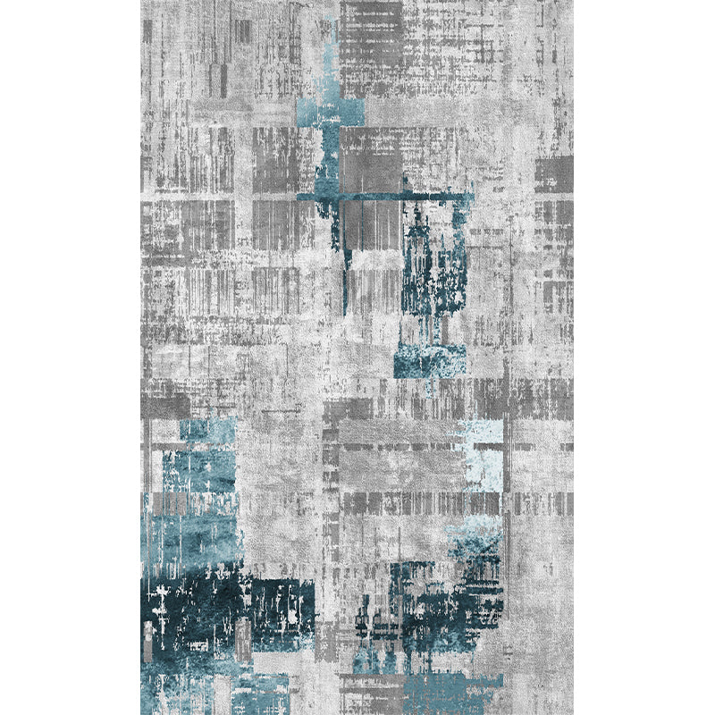 Olden Faded Wall Look Rug Multi-Colored Cyberpunk Carpet Polypropylene Non-Slip Stain Resistant Machine Washable Rug for Hall Clearhalo 'Area Rug' 'Rug' 2170998