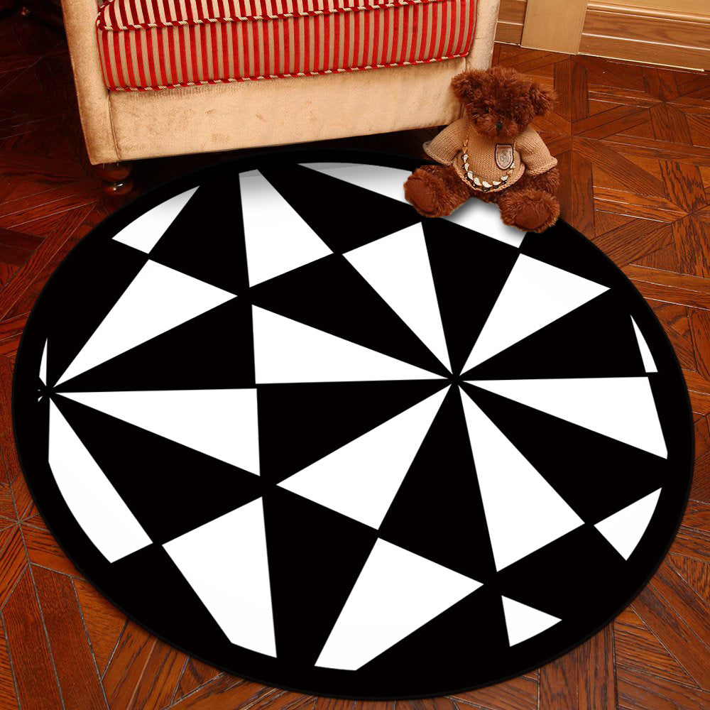 Novelty Geometry Animal Patterned Rug Multi-Colored Synthetics Rug Machine Washable Non-Slip Backing Stain Resistant Carpet for Room Clearhalo 'Area Rug' 'Rug' 2171352
