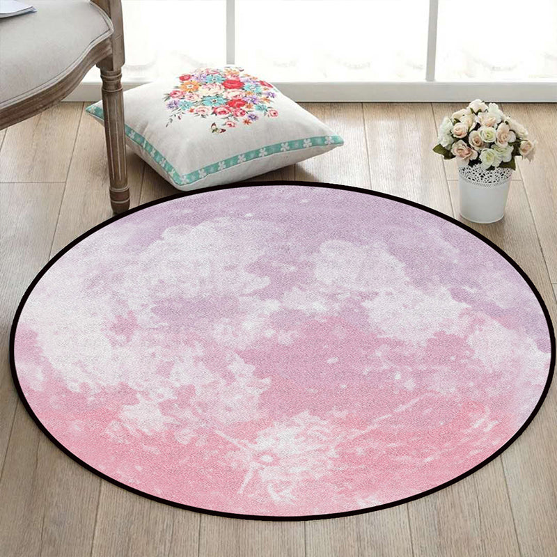 Realistic Multicolor Cosmos Print Rug Polyester Modern Carpet Pet Friendly Anti-Slip Machine Washable Rug for Kids Room Pink Clearhalo 'Area Rug' 'Rug' 2171385