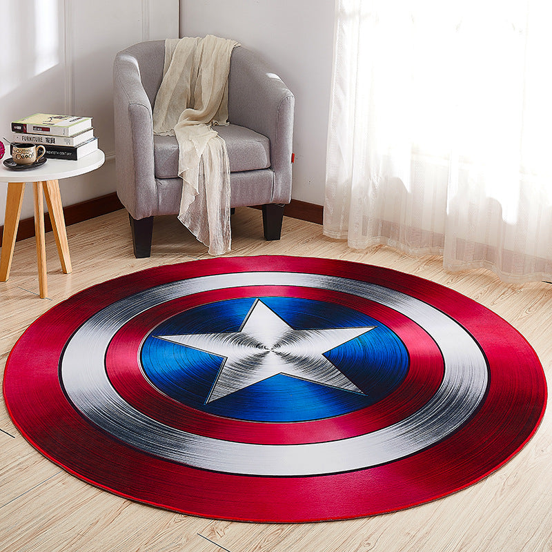 Creative Boys Bedroom Rug Multi Color Visual Deception Carpet Polypropylene Anti-Slip Pet Friendly Washable Rug Clearhalo 'Area Rug' 'Rug' 2171390