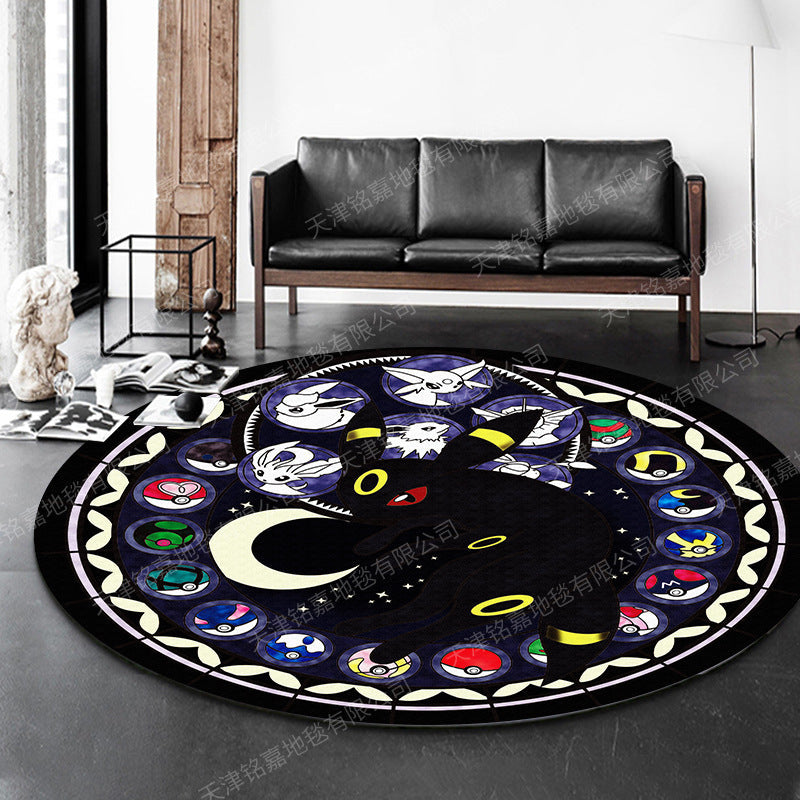 Modern 3D Anime Patterned Rug Multi Colored Polypropylene Rug Non-Slip Backing Machine Washable Pet Friendly Carpet for Kids Room Clearhalo 'Area Rug' 'Rug' 2171469