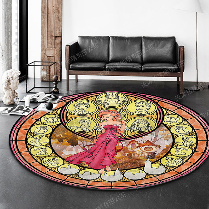 Modern 3D Anime Patterned Rug Multi Colored Polypropylene Rug Non-Slip Backing Machine Washable Pet Friendly Carpet for Kids Room Clearhalo 'Area Rug' 'Rug' 2171471
